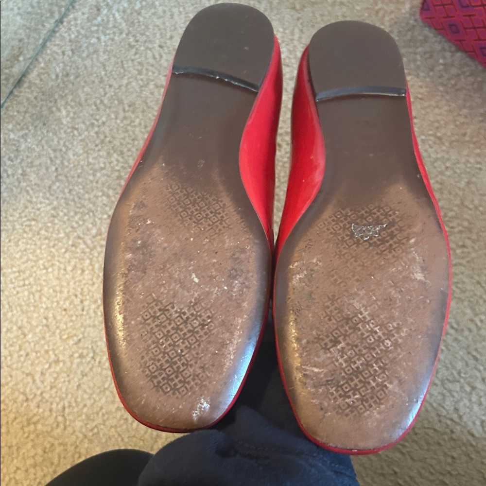 Tory Burch Samantha smoking slipper 6.5 red - Picture 3 of 5